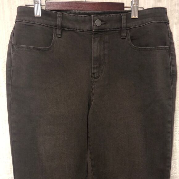 Chico’s 0 (US 4-6) Brown PerfectStretch Girlfriend Slim Leg/Ankle Jeans - Picture 3 of 15